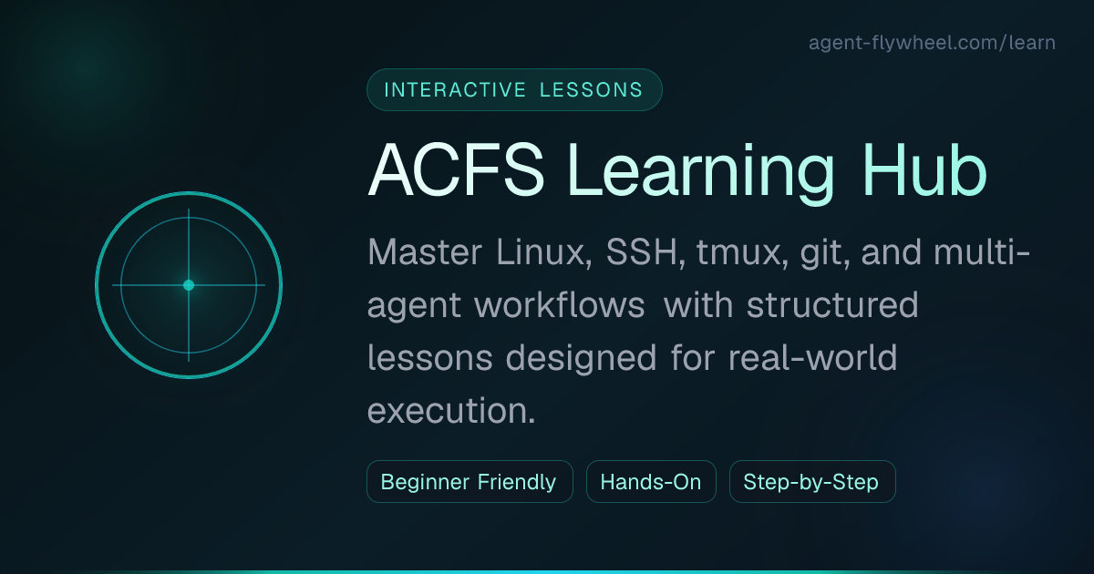 Learning Hub | Agent Flywheel