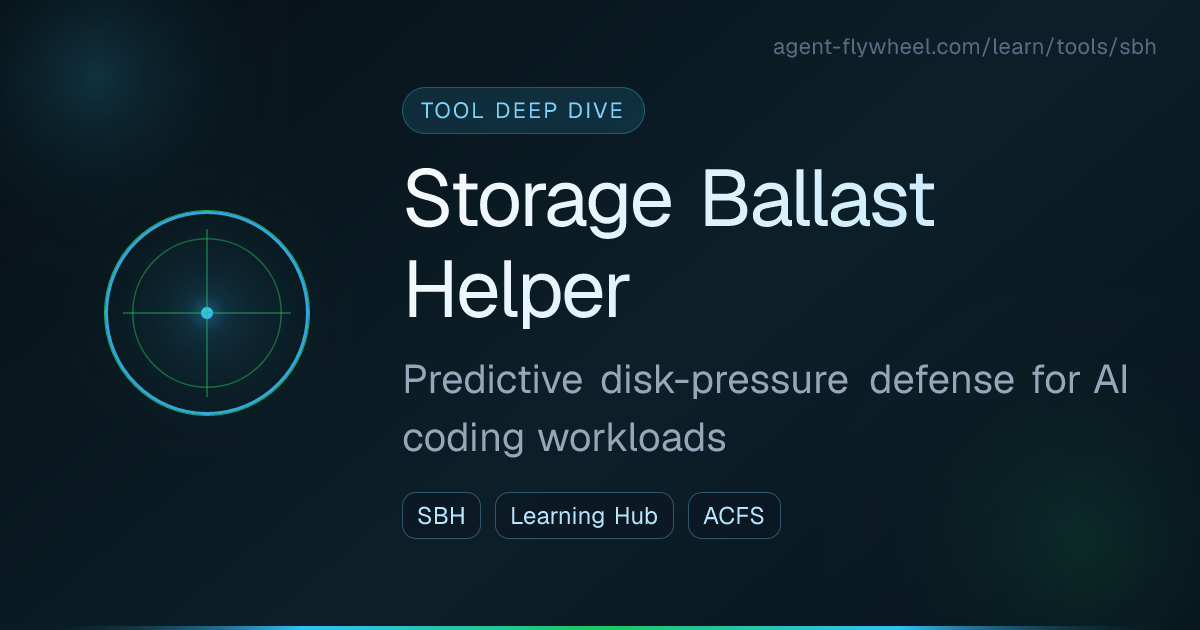 Storage Ballast Helper | ACFS Learning Hub